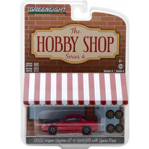 Greenlight The Hobby Shop Series 4 - 2002 Nissan Skyline GT-R (R34)