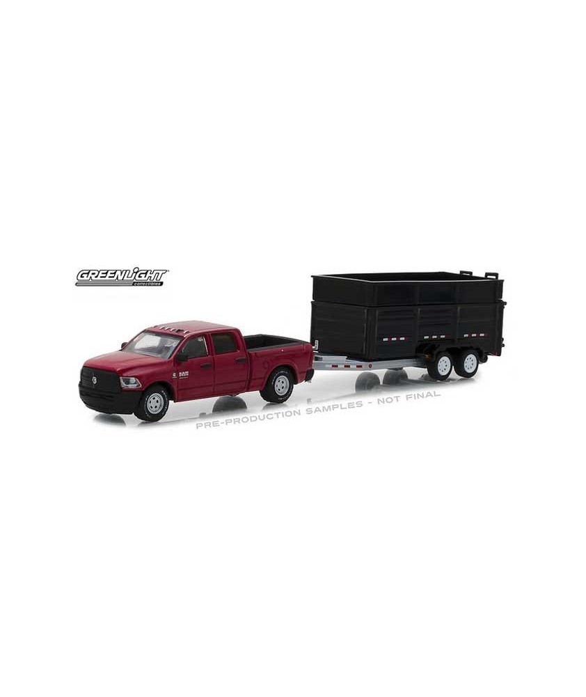 Greenlight Hitch and Tow Series 14 - 2017 RAM 2500 with Dump Trailer