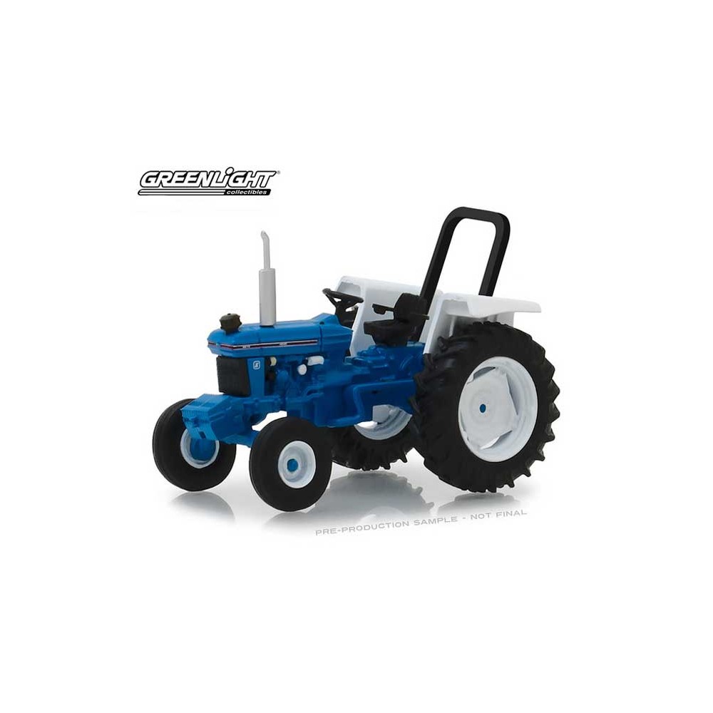 1/64 GREENLIGHT Down on the Farm Series 1 1982 Ford 5610 Tractor in Blue and Bla 