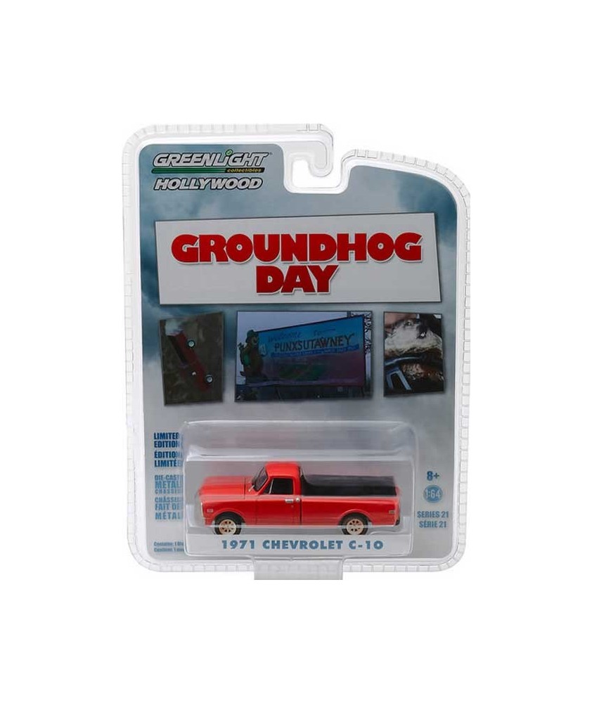 グリーンライト グラウンドホッグデー - 1071 シボレーC10 Greenlight Hollywood Series 21 - 1971 Chevrolet C-10 Truck