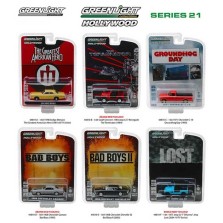 Greenlight Hollywood Series 21 - Six Car Set