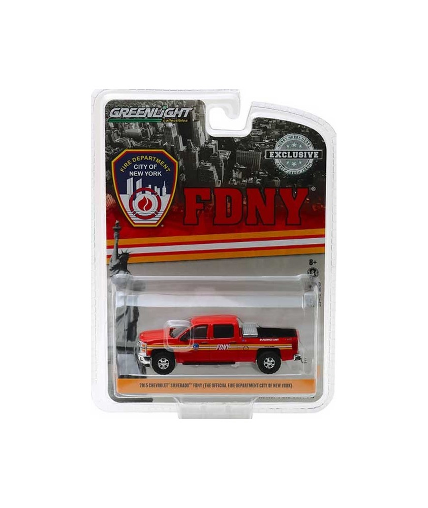 Modellino Greenlight 1:64 Chevrolet Silverado 2015 - Edizione Hobby Exclusive Nera 29896 - Foto 2