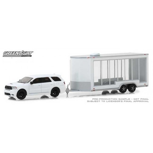 Greenlight Hitch and Tow Series 15 - 2018 Dodge Durango with Display Trailer