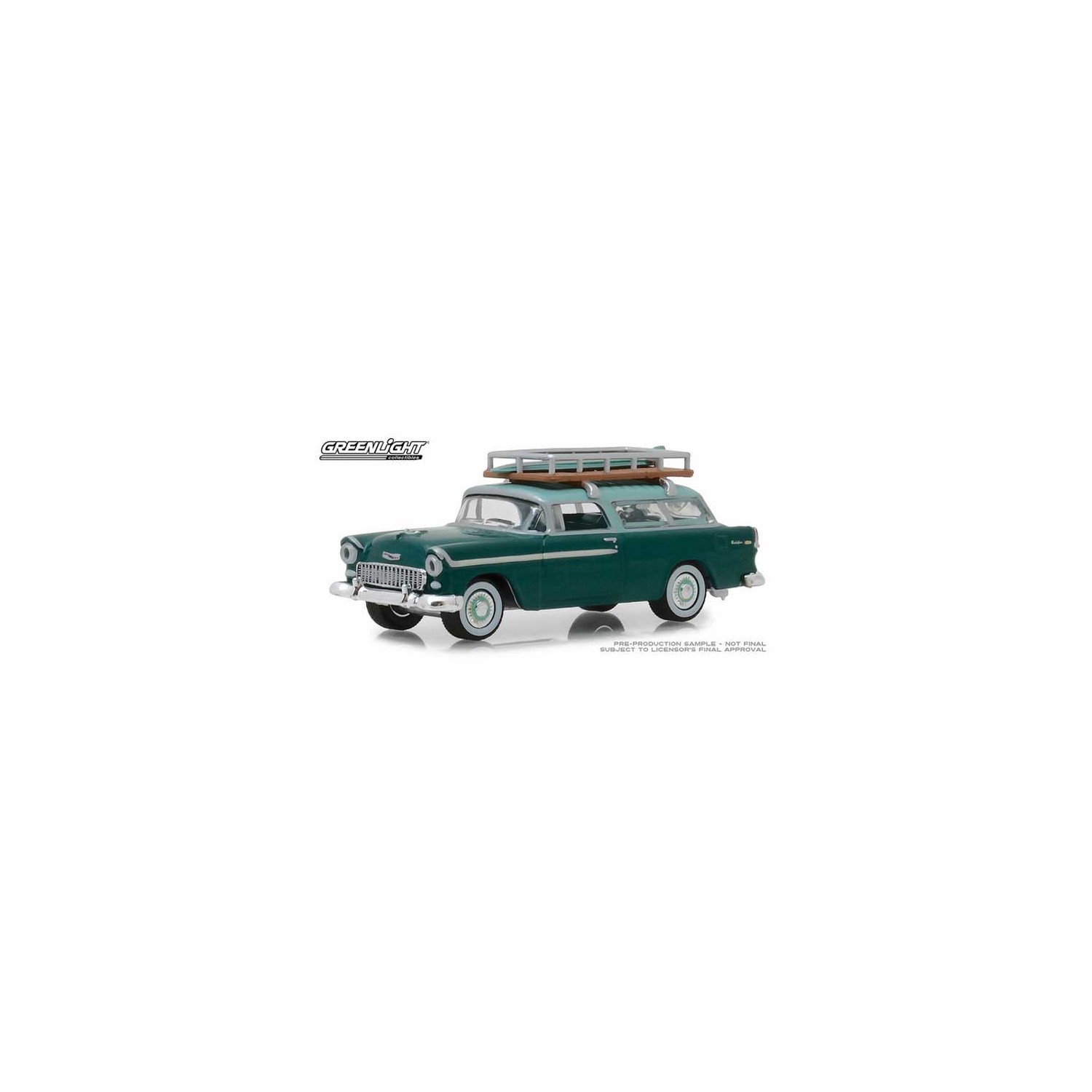 bleu 1955 Chevrolet Nomad NEUF sous emballage * 1:64 Greenlight Estate Wagon 1 