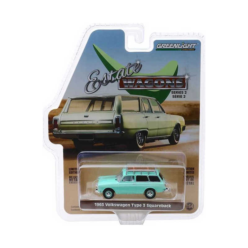 Details about   1969 '69 VW TYPE 3 SQUAREBACK ESTATE WAGONS SERIES 4 GREENLIGHT DIECAST 2019 