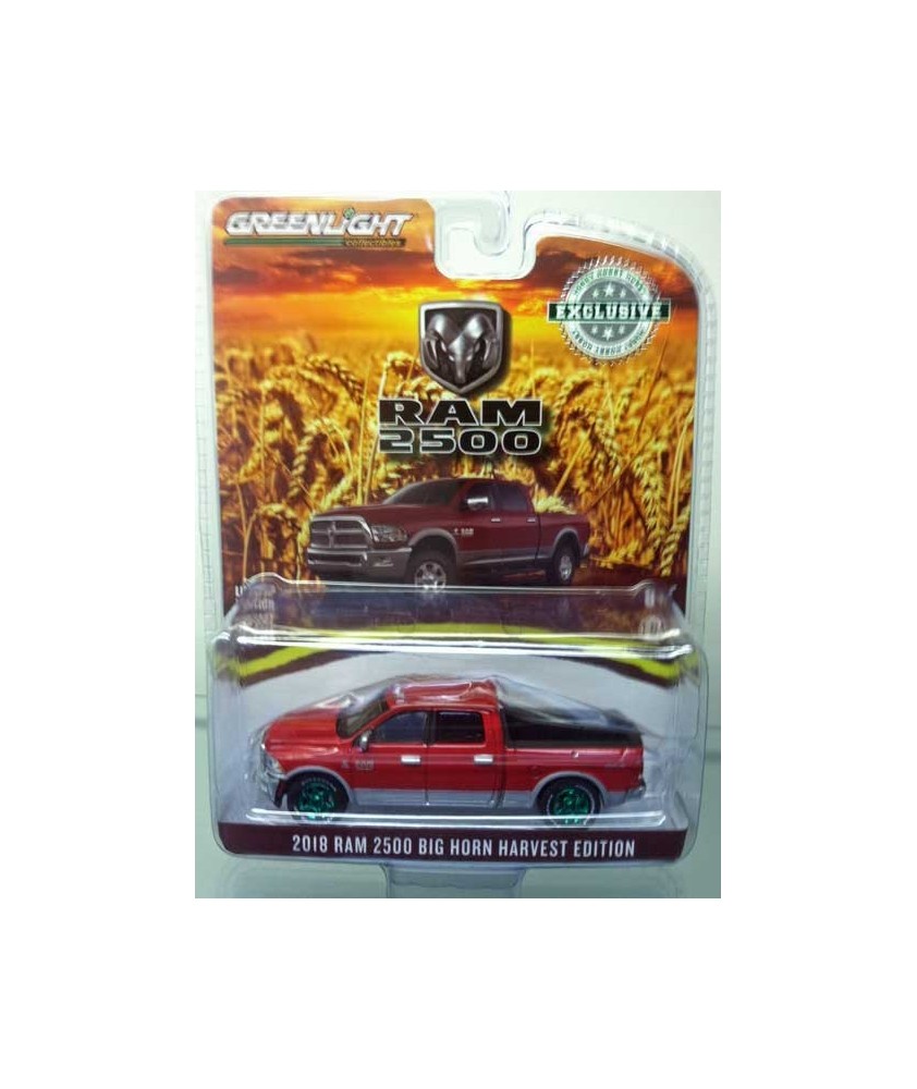 Greenlight Hobby Exclusive - 2018 RAM 2500 Big Horn Harvest Edition Green Machine