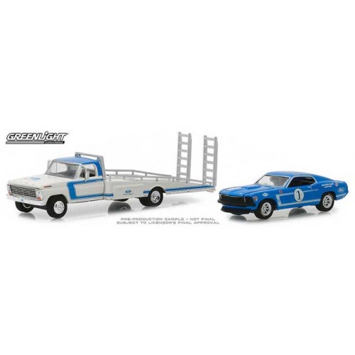 Greenlight HD Trucks Series 15 - 1969 Ford F350 Ramp Truck with 1969 Ford Mustang