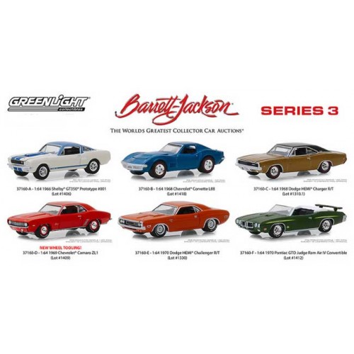 Greenlight Barrett-Jackson Series 3 - Six Car Set
