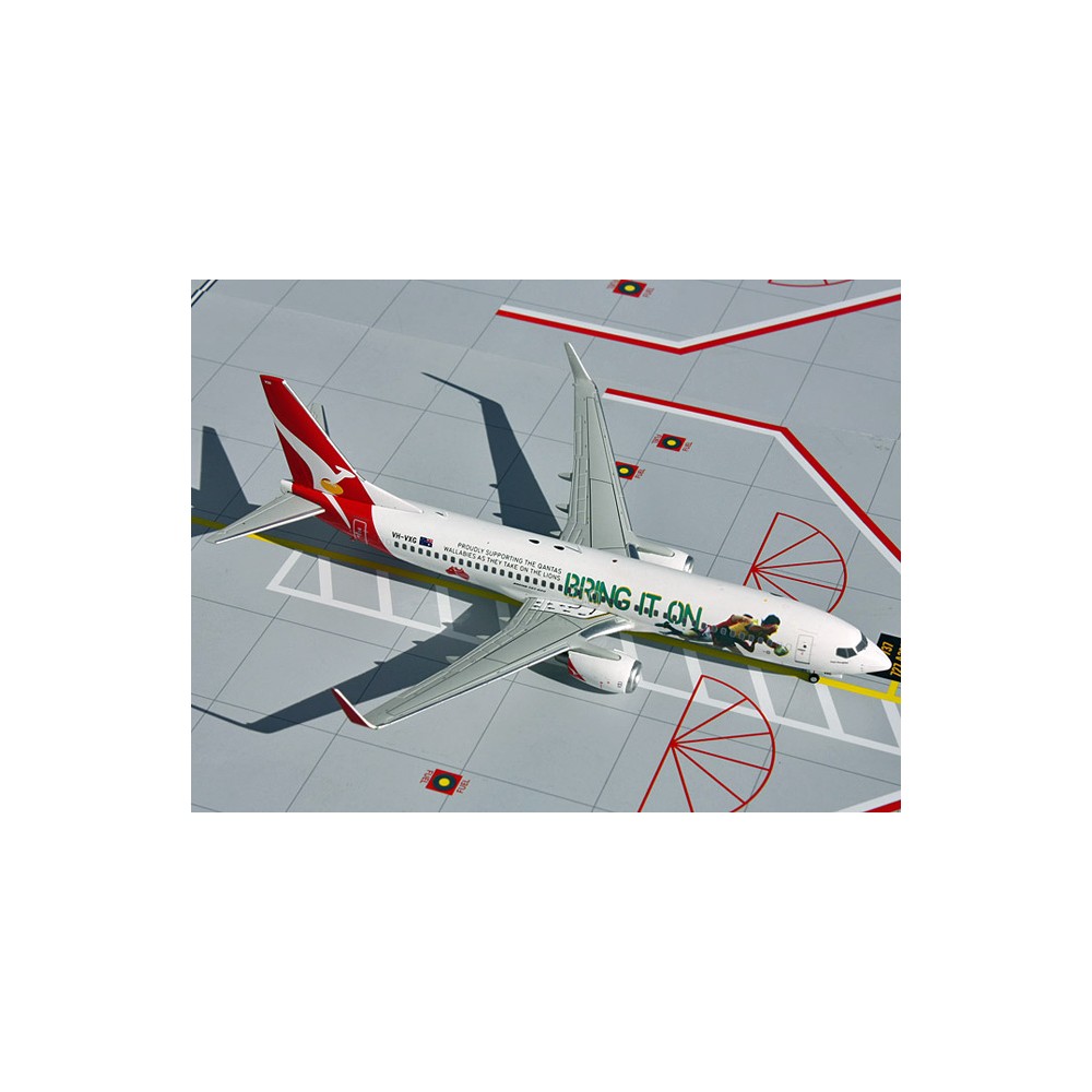 Scale 1/600 Comolife Qantas Airways B737-800 Airplane Model 