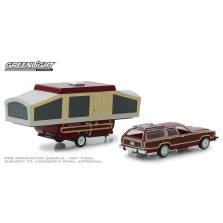 Greenlight Hitch and Tow Series 16 - 1981 Ford LTD Country Squire with Pop Up Camper