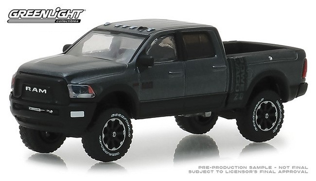 Greenlight 1:64 LOOSE Lifted 2018 DODGE RAM 2500 POWER WAGON Pickup w/Tow Hitch