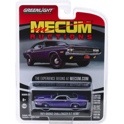Greenlight Mecum Auctions Series 3 - 1971 Dodge HEMI Challenger R/T