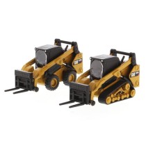 Diecast Masters Caterpillar 272D2 Skid Loader and 297DA Compact Track Loader