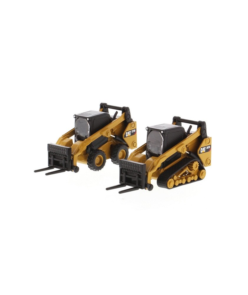 Diecast Masters Caterpillar 272D2 Skid Loader and 297DA Compact Track Loader