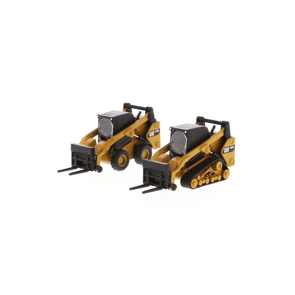 Diecast Masters Caterpillar 272D2 Skid Loader and 297DA Compact Track Loader