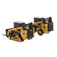 Diecast Masters Caterpillar 272D2 Skid Loader and 297DA Compact Track Loader