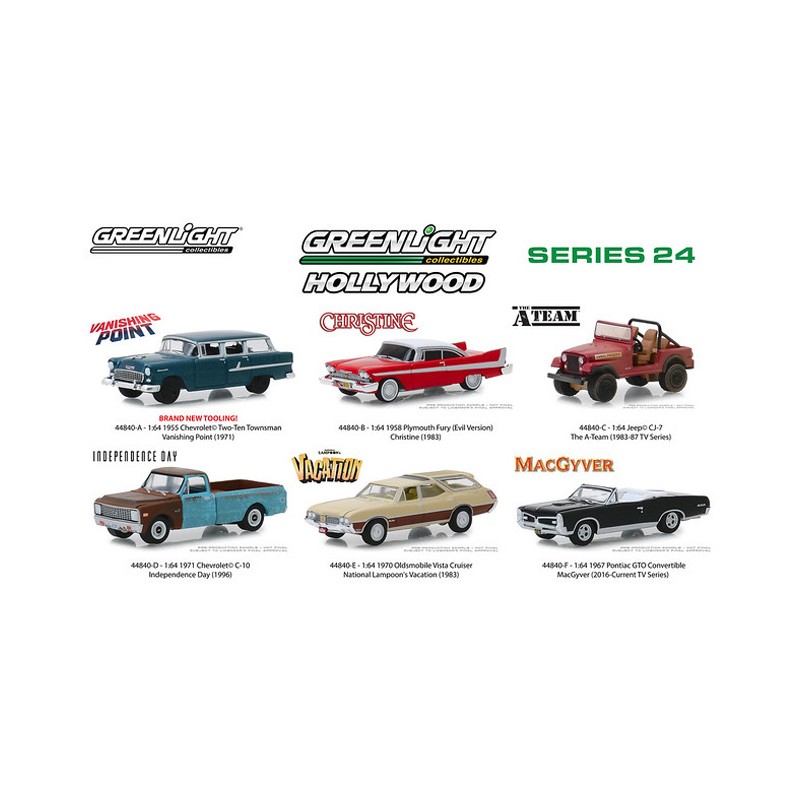 Greenlight 1:64 Hollywood Series 24 MacGyver 67’ Pontiac GTO