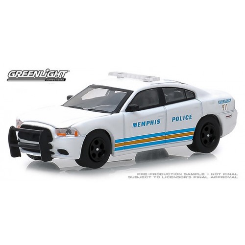2011 Dodge Charger POLICE Memphis Tennessee *** Greenlight Hot Pursuit 1:64 OVP 