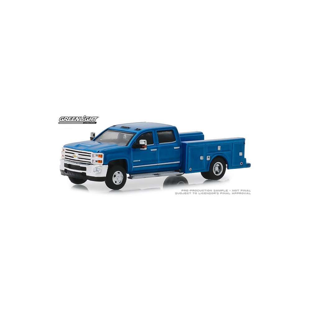 Greenlight Dually Drivers Release 1 - 2018 Chevy Silverado 3500 Service Bed