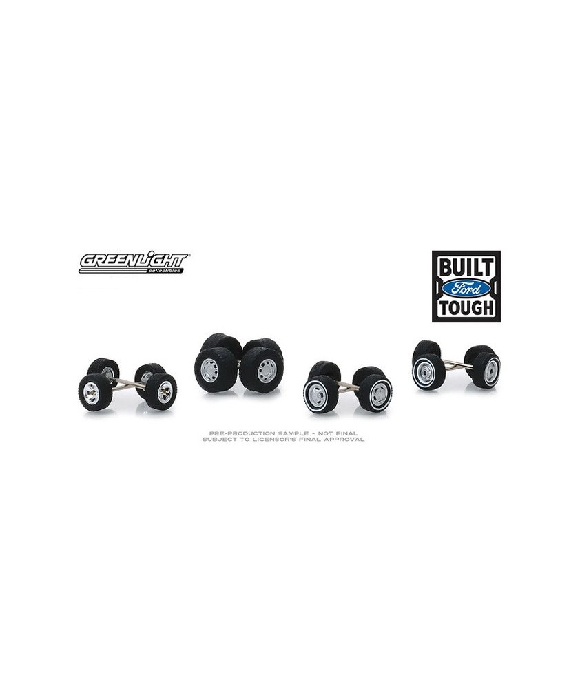 Greenlight Auto Body Shop Wheel and Tire Packs Series 1 - Ford Trucks