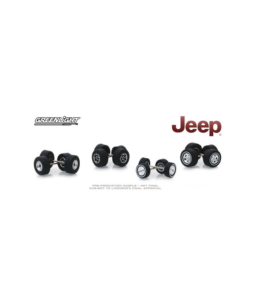 Greenlight Auto Body Wheel and Tire Packs Series 1 - Jeep