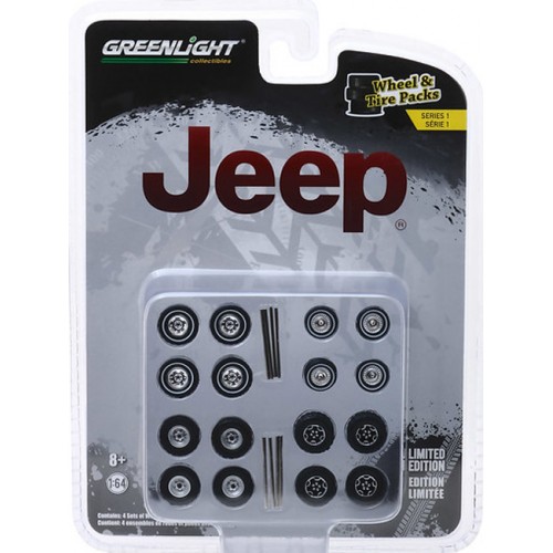 Greenlight Auto Body Wheel and Tire Packs Series 1 - Jeep