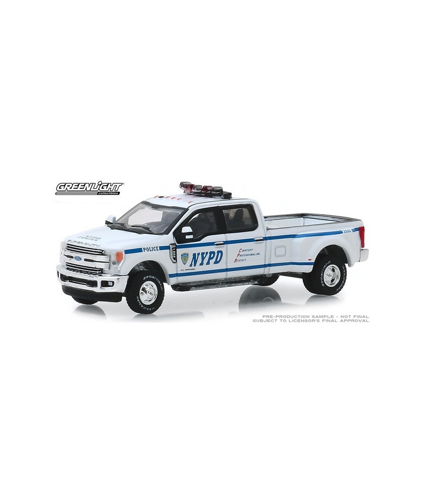 Greenlight Dually Drivers Series 2 - 2019 Ford F-350 Dually NYPD