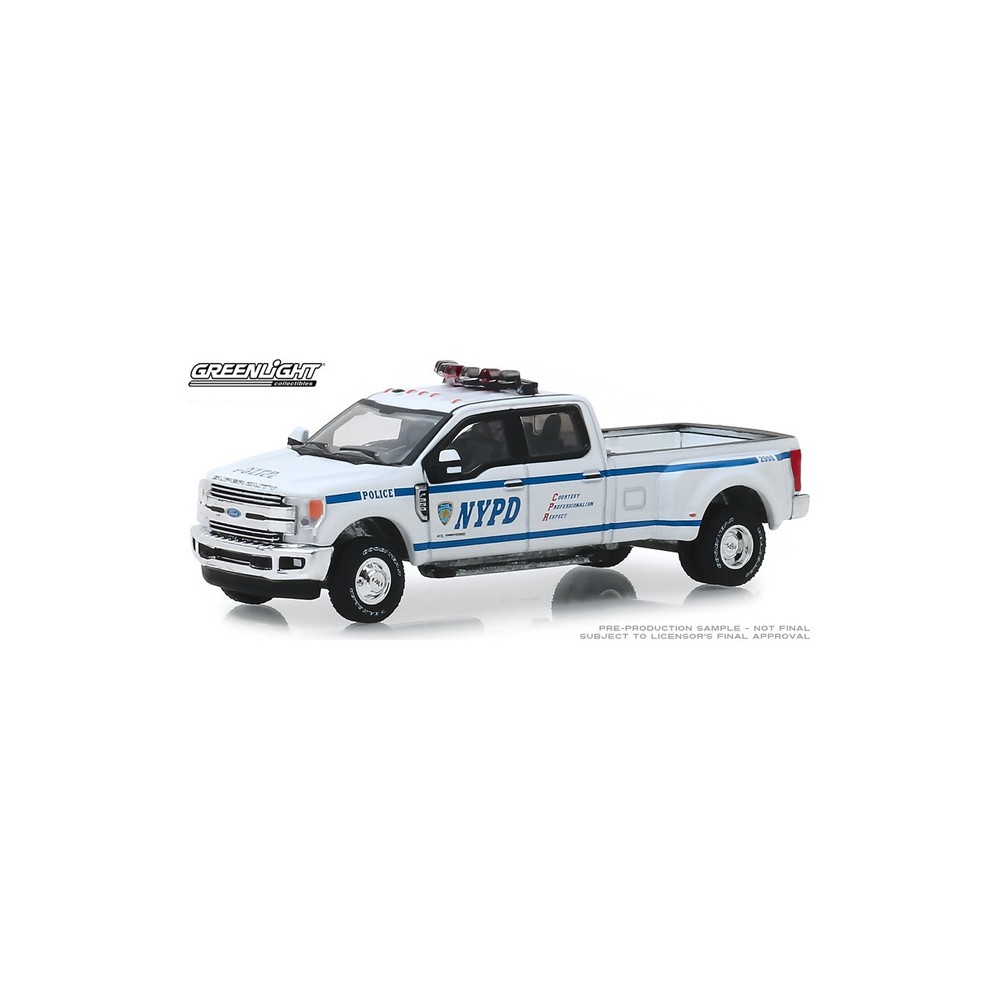 Greenlight Dually Drivers Series 2 - 2019 Ford F-350 Dually NYPD