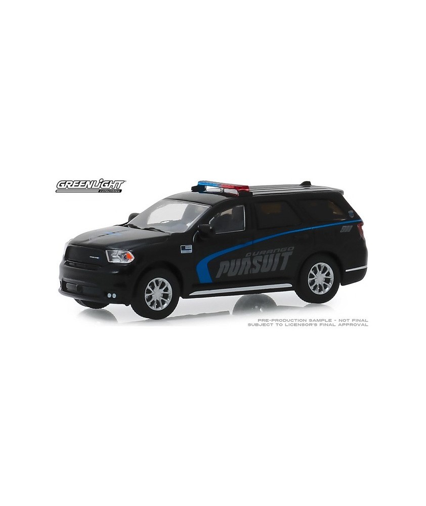 Greenlight Hobby Exclusive - 2019 Dodge Durango Pursuit Police SUV Black