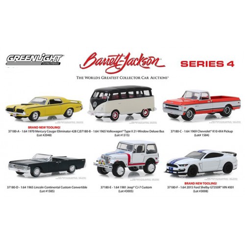 Greenlight Barrett-Jackson Series 4 - Six Car Set