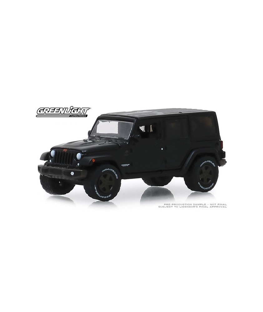 Diecast jeep wrangler unlimited black on sale