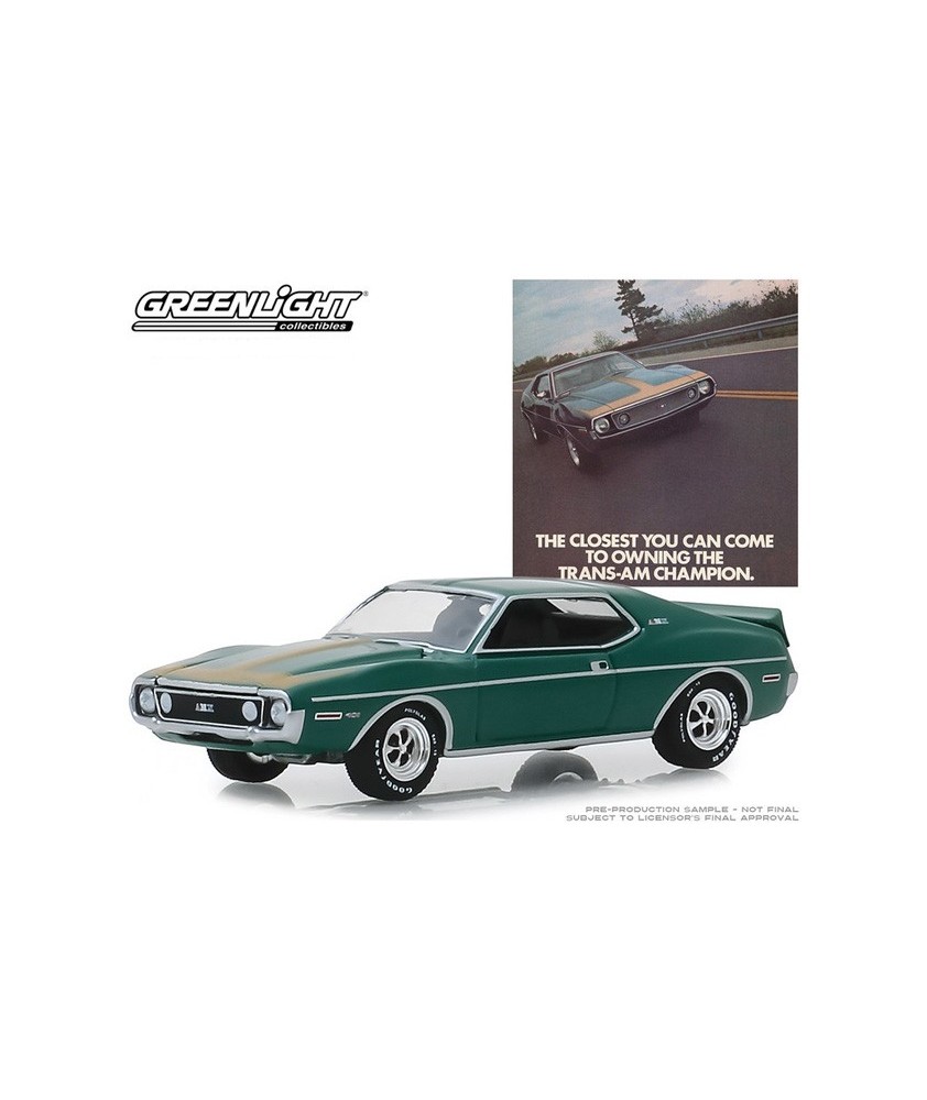 Greenlight Vintage Ad Cars Series 1 - 1972 AMC Javelin AMX