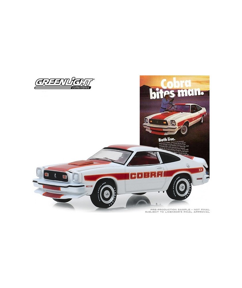 Greenlight Vintage Ad Cars Series 1 - 1976 Ford Mustang II Cobra II