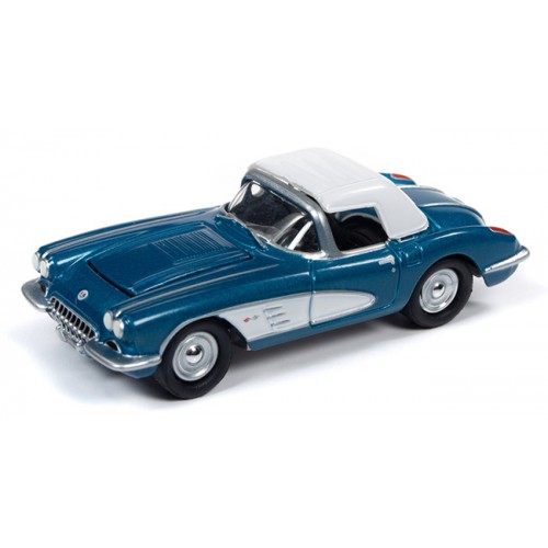 Johnny Lightning Muscle Cars - 1958 Chevrolet Corvette Convertible