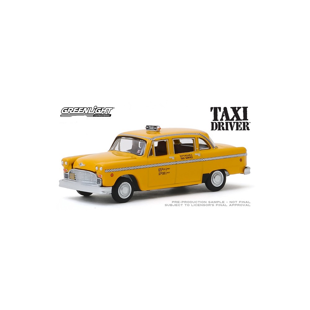 1:64 Greenlight 1975 Checker Taxi Green Machine by Raceface-Modelcars