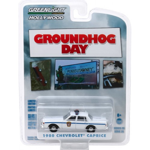 Greenlight Hollywood Series 26 - 1980 Chevy Caprice Police Groundhog Day