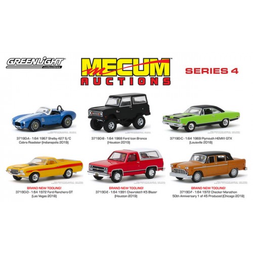 Greenlight Mecum Auctions Series 4 - Six Car Set