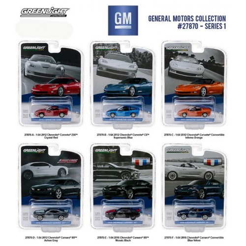 General Motors Collection Series 1 - Six Car Set