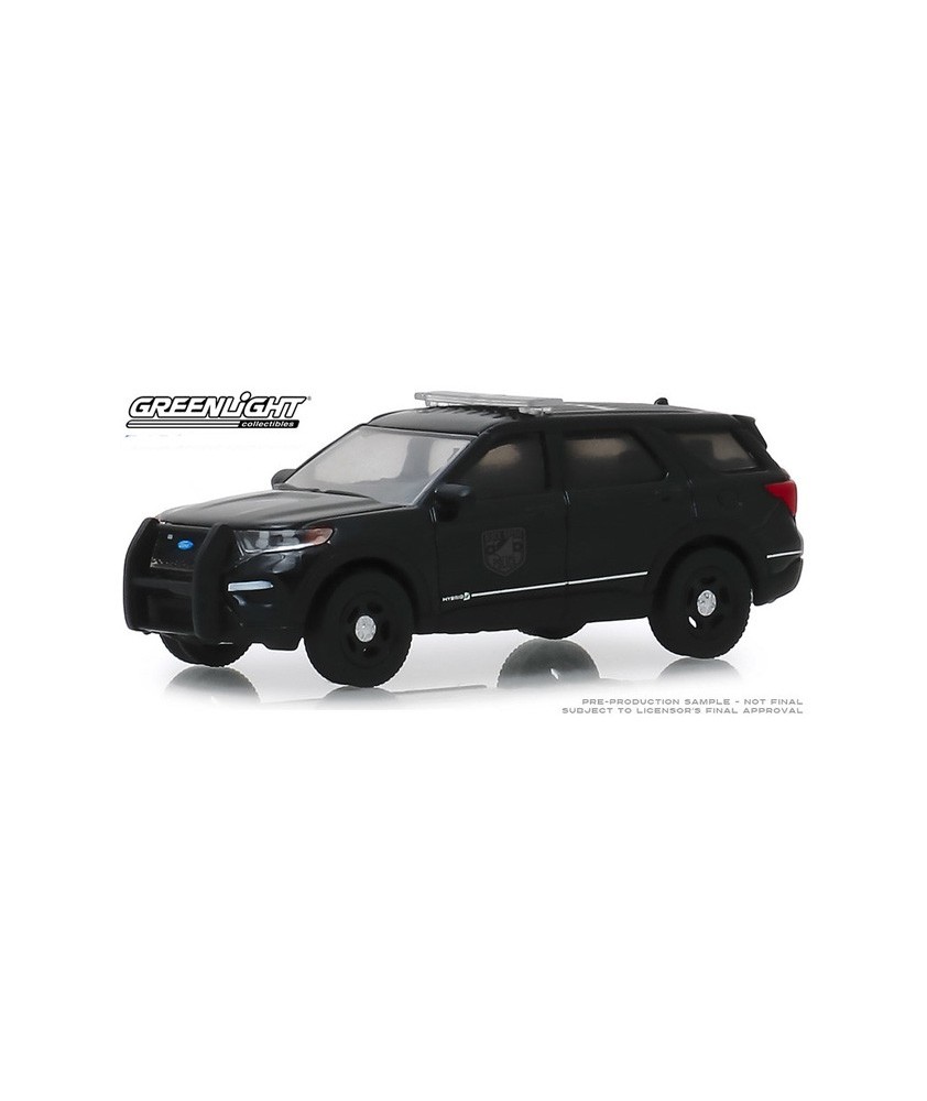 Greenlight Black Bandit Series 22 - 2020 Ford Police Intercepter Utility