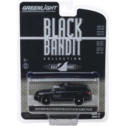 Greenlight Black Bandit Series 22 - 2020 Ford Police Intercepter Utility