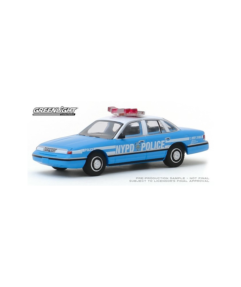 Greenlight Hot Pursuit Series 33 - 1993 Ford Crown Victoria NYPD