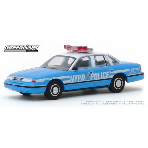 Greenlight Hot Pursuit Series 33 - 1993 Ford Crown Victoria NYPD