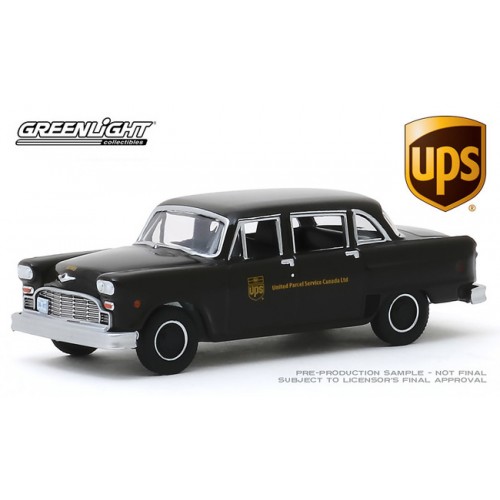 Greenlight Hobby Exclusive - 1975 Checker Parcel Delivery UPS Canada