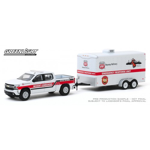 Greenlight Hitch and Tow Series 19 - 2019 Chevy Silverado and Emergency Response Unit Trailer
