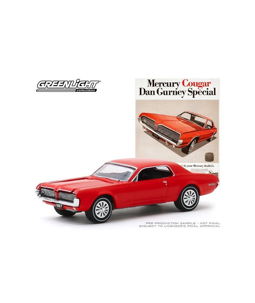 Greenlight Vintage Ad Cars Series 2 - 1967 Mercury Cougar