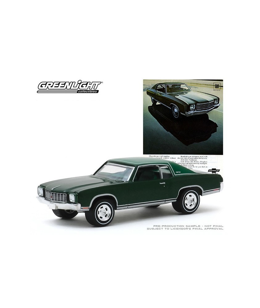 Greenlight Vintage Ad Cars Series 2 - 1970 Chevrolet Monte Carlo