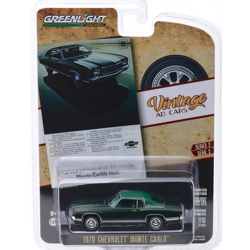 Greenlight Vintage Ad Cars Series 2 - 1970 Chevrolet Monte Carlo