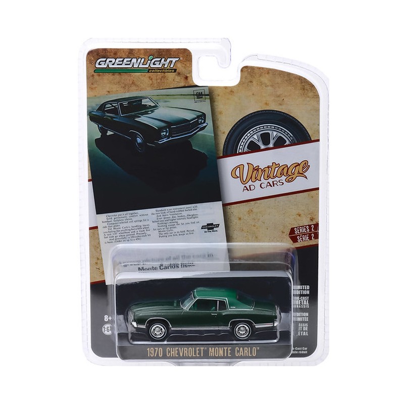 1970 Chevrolet Monte Carlo  Gold*** Greenlight Anniversary 1:64 NEU 