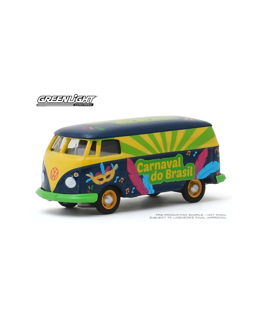 Greenlight Hobby Exclusive - Volkswagen Type 2 Van Carnaval Do Brasil 2020