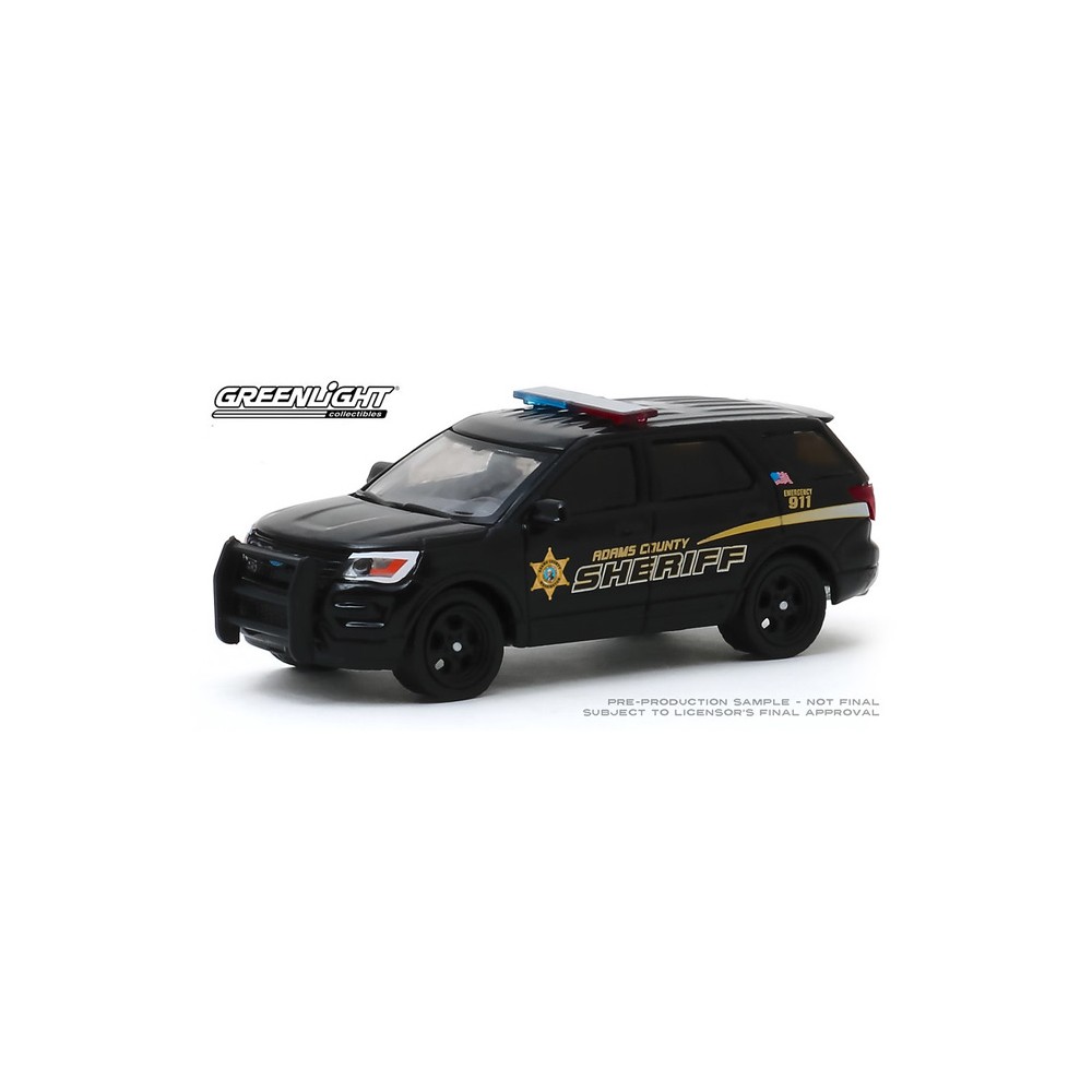 Greenlight Hobby Exclusive - 2017 Ford Police Interceptor Utility Adams County Sheriff